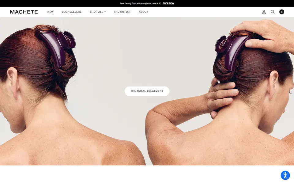 ShopMachete website homepage